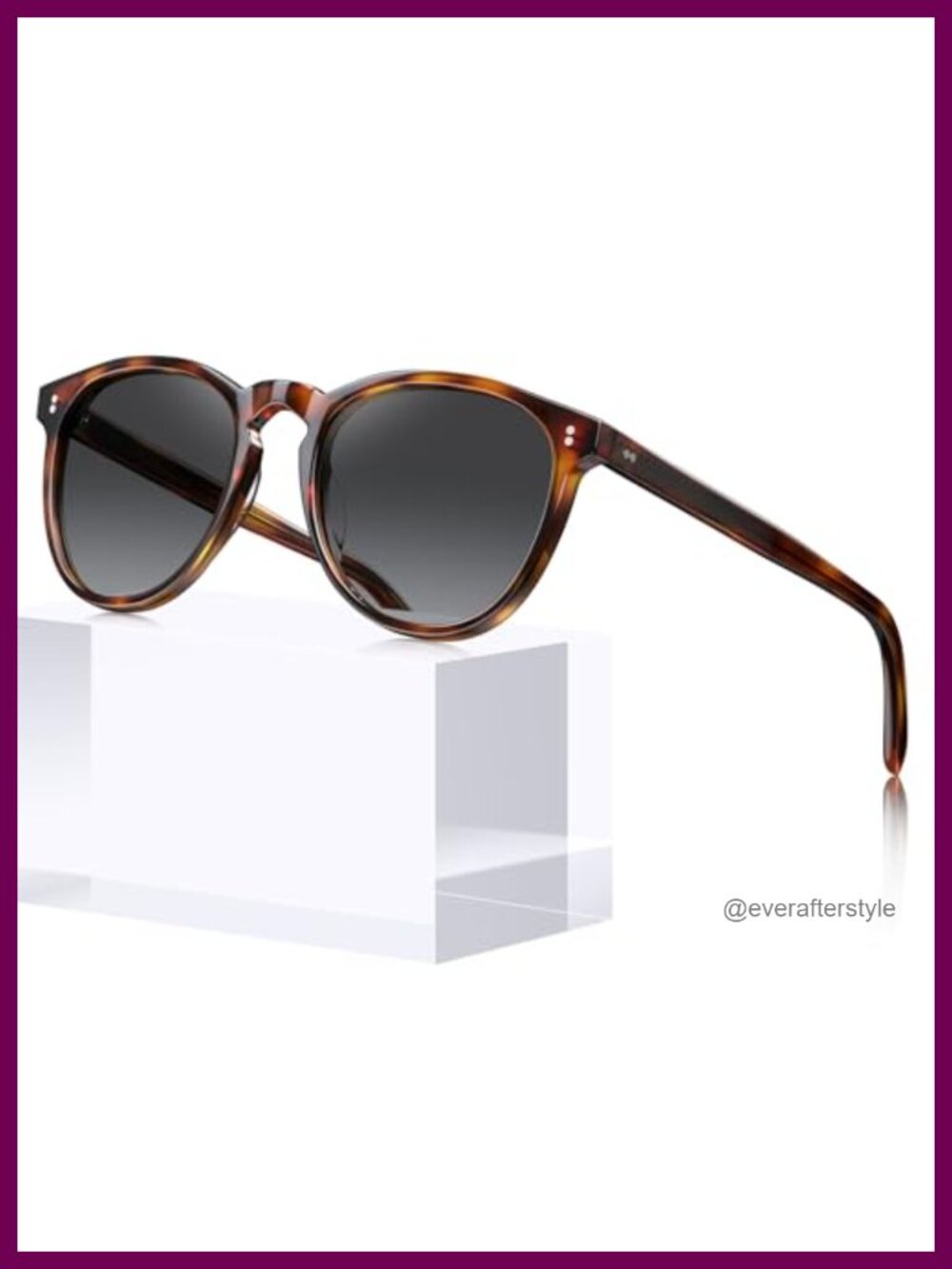 CARFIA Retro Polarized Sunglasses for Women UV400 Protection